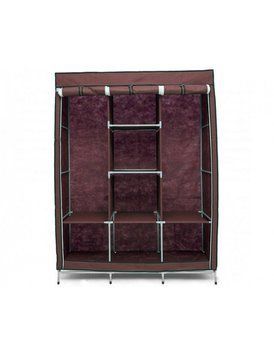 Тканинна Складна Шафа-Органайзер Для Одягу та Взуття 175х130х45 См Storage Wardrobe 88130 NEO-0815 фото
