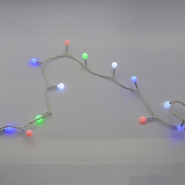 Гирлянда-нить (String-Lights) 200M-6-1 внутренняя, с белым проводом, 12м (Разноцветная) DP-НФ-00005669 фото