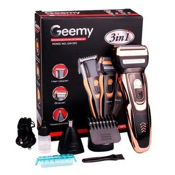 Набір для стрижки 3в1 Gemei GM 595 Hair Trimmer pr58970 фото