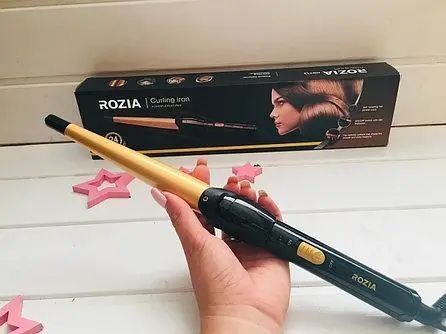 Плойка Конусна Rozia Hr-713 Плойка для локонів Rozia Конусна Плойка Керамічне Покриття pr969696 фото