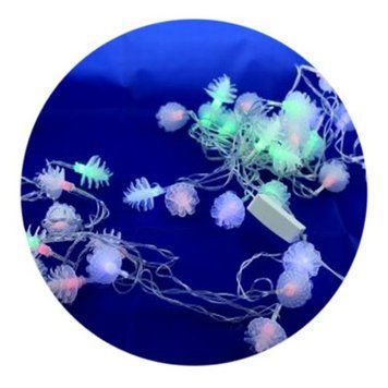 Гирлянда-нить (String-Lights) 40Plastic-2 внутренняя, с чёрным проводом, 5м (Разноцветная) DP-8858 фото
