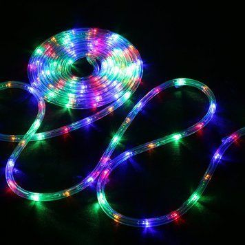 Гирлянда-лента (Rope-Lights) SMD5050-RGB Music универсальная, с чёрным проводом, 5м (Разноцветная) DP-НФ-00007780 фото