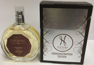 Hayari Parfums Le Paradis de L`Homme парфумована вода 100 ml. (Тестер Хаярі Парфумс Ле Парадайс Ель Хом) 56258 фото