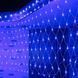 Гирлянда-сетка (Net-Lights) NET180B-1 внутренняя, с прозрачным проводом, 2м (Синий) DP-7495 фото 1
