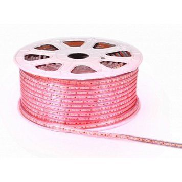 Гирлянда-лента (Rope-Lights) SMD5050-R наружная, с прозрачным проводом, 100м (Красный цвет) DP-9739 фото