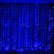 Гирлянда-водопад (Curtain-Lights) Itrains 360B-3 внутренняя, с прозрачным проводом, 3*2м (Цвет: Синий) DP-НФ-00005696 фото 1