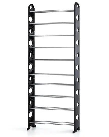Полиця для взуття Shoe rack (10 полиць, 30 пар) (25Wх7.9"Dх60.6H) 8060 mu100016 фото