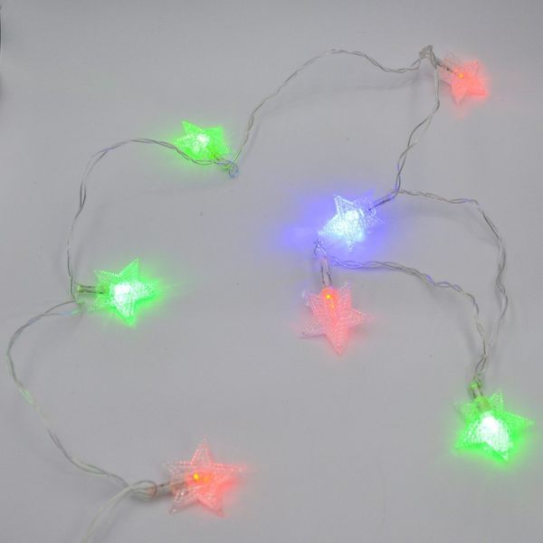 Гірлянда-нитка (String-Lights) 20Parts-4 внутрішня, з прозорим проводом, 3м (Різнокольорова) DP-НФ-00005611 фото