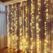 Гірлянда-водоспад (Curtain-Lights) Itrains 320M-2 внутрішня, із прозорим проводом, 3*1.5м Колір: Білий теплий DP-НФ-00005880 фото 2