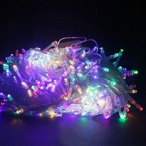 Гирлянда-нить (String-Lights) 20Parts-5 внутренняя, с прозрачным проводом, 3м (Разноцветная) DP-НФ-00005612 фото