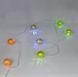 Гирлянда-нить (String-Lights) 20Parts-3 внутренняя, с прозрачным проводом, 3м (Разноцветная) DP-НФ-00005610 фото 1