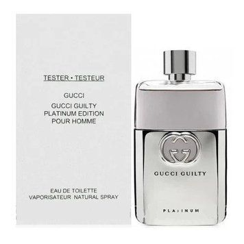Gucci Guilty Pour Homme Platinum туалетная вода 90 ml. (Тестер Гуччи Гилти Пур Ом Платинум) 56110 фото