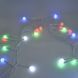 Гірлянда-нитка (String-Lights) 100M-9 внутрішня, з білим проводом, 3м (Різнокольорова) DP-НФ-00005632 фото 1