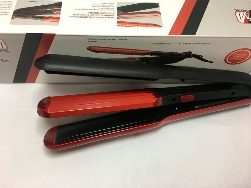 Стайлер 2 в 1 Promotec PM 1223 праска гофре для укладання w-x фото